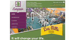 Desktop Screenshot of evergreenfitness.net